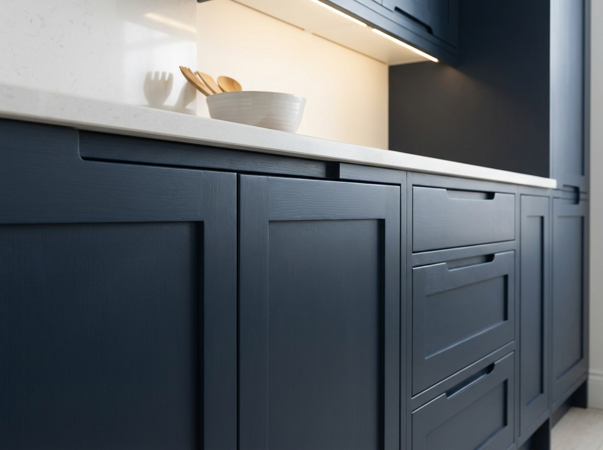 Classic style kitchen lighting over the top of the kitchen island